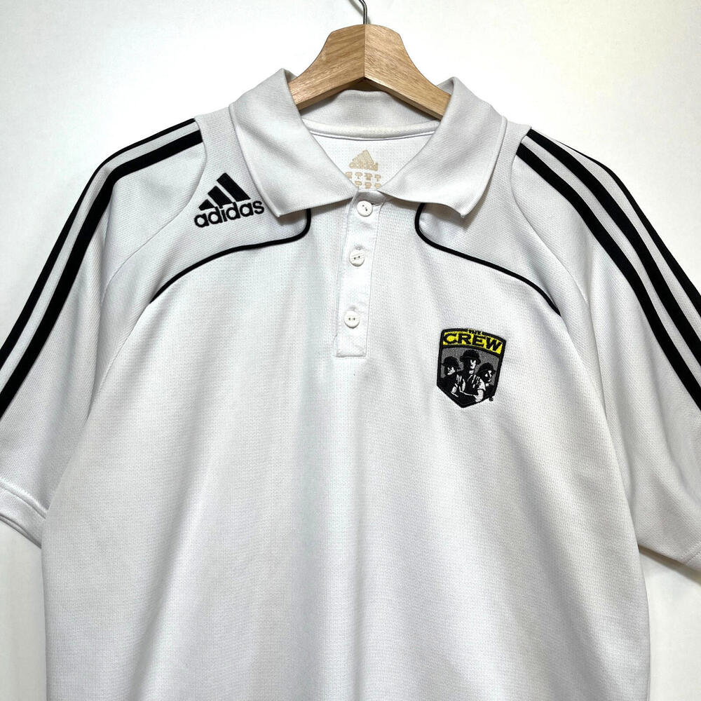 2005 Columbus Crew SC adidas MLS White Collared Jersey Kit Size S Embroidered